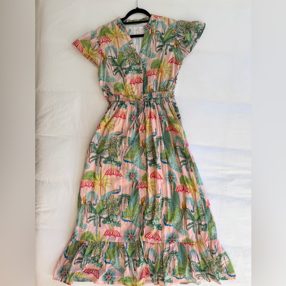 Beau & Ro Pink Floral Maxi Dress